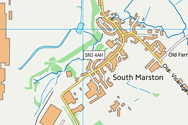 SN3 4AH map - OS VectorMap District (Ordnance Survey)