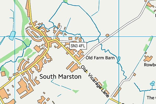 SN3 4FL map - OS VectorMap District (Ordnance Survey)