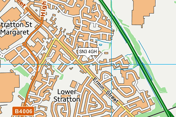 SN3 4GH map - OS VectorMap District (Ordnance Survey)