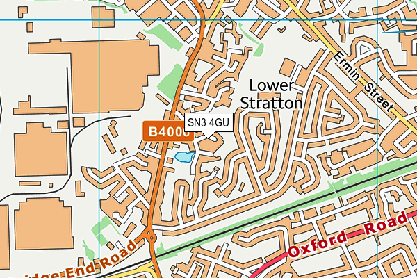 SN3 4GU map - OS VectorMap District (Ordnance Survey)