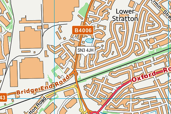 SN3 4JH map - OS VectorMap District (Ordnance Survey)