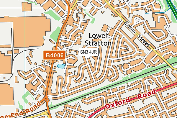 SN3 4JR map - OS VectorMap District (Ordnance Survey)