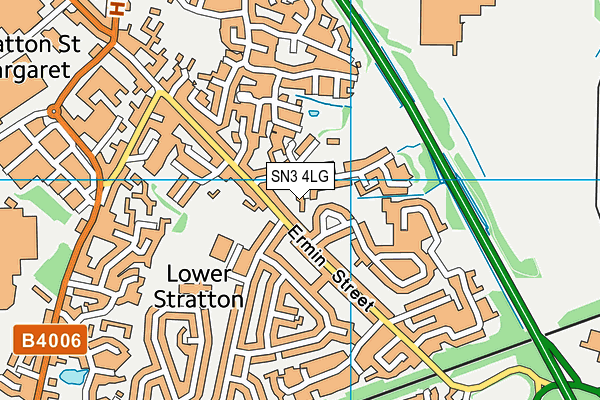 SN3 4LG map - OS VectorMap District (Ordnance Survey)