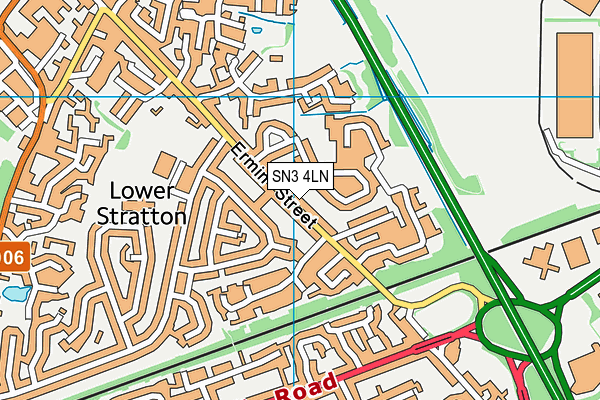 SN3 4LN map - OS VectorMap District (Ordnance Survey)