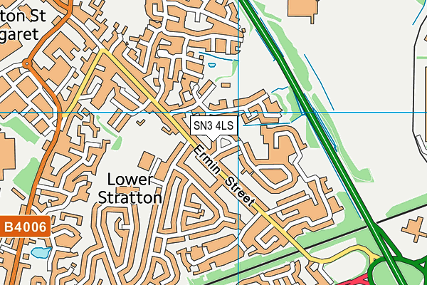 SN3 4LS map - OS VectorMap District (Ordnance Survey)