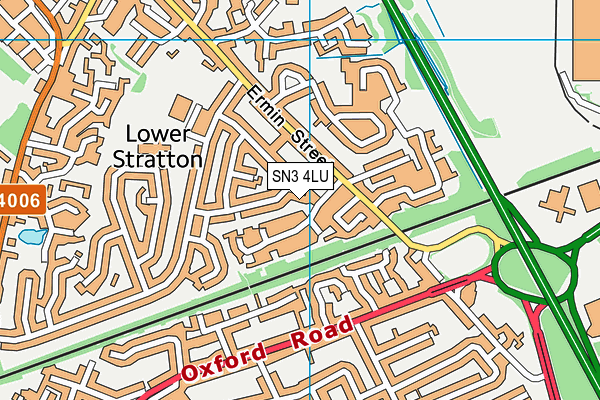 SN3 4LU map - OS VectorMap District (Ordnance Survey)