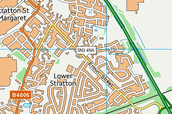 SN3 4NA map - OS VectorMap District (Ordnance Survey)