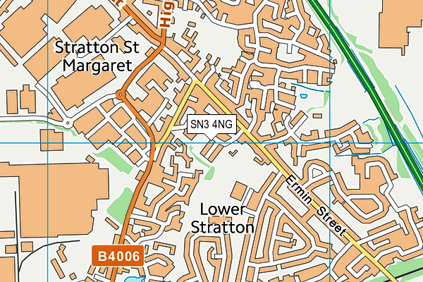SN3 4NG map - OS VectorMap District (Ordnance Survey)