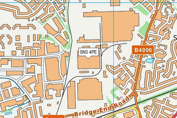 SN3 4PE map - OS VectorMap District (Ordnance Survey)