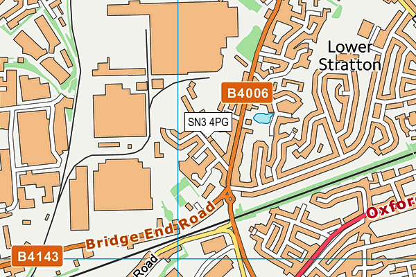 SN3 4PG map - OS VectorMap District (Ordnance Survey)