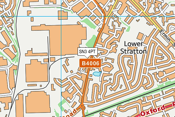 SN3 4PT map - OS VectorMap District (Ordnance Survey)