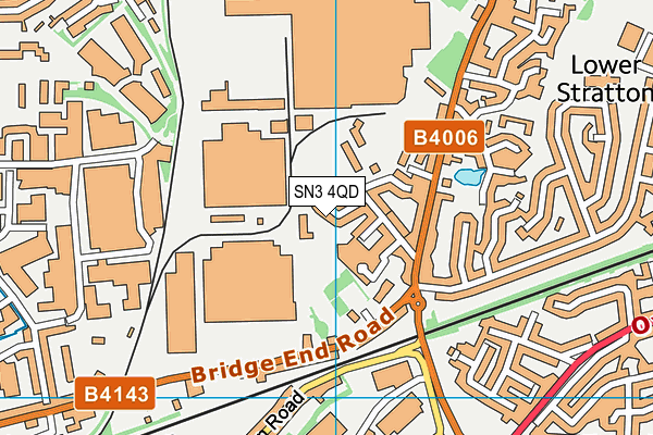 SN3 4QD map - OS VectorMap District (Ordnance Survey)