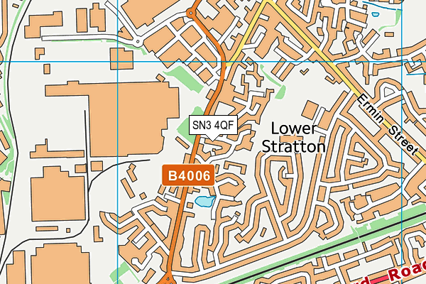 SN3 4QF map - OS VectorMap District (Ordnance Survey)