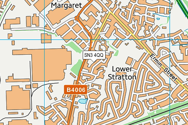 SN3 4QQ map - OS VectorMap District (Ordnance Survey)