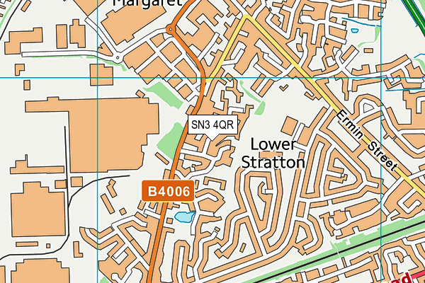 SN3 4QR map - OS VectorMap District (Ordnance Survey)