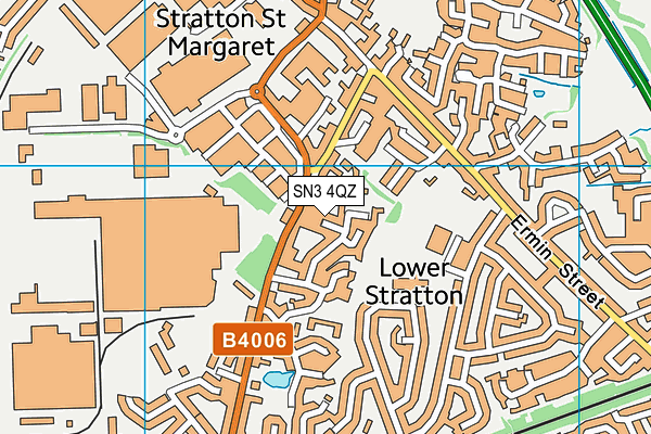 SN3 4QZ map - OS VectorMap District (Ordnance Survey)