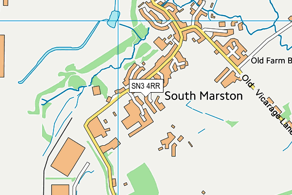 SN3 4RR map - OS VectorMap District (Ordnance Survey)
