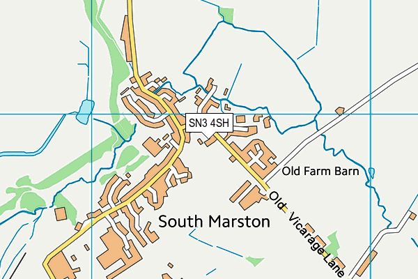 South Marston Hotel (Closed) map (SN3 4SH) - OS VectorMap District (Ordnance Survey)