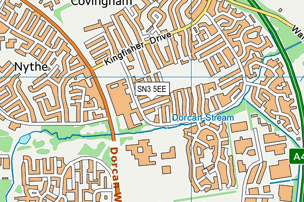 SN3 5EE map - OS VectorMap District (Ordnance Survey)