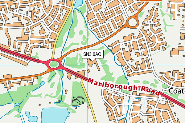 You Fit (Swindon) map (SN3 6AQ) - OS VectorMap District (Ordnance Survey)