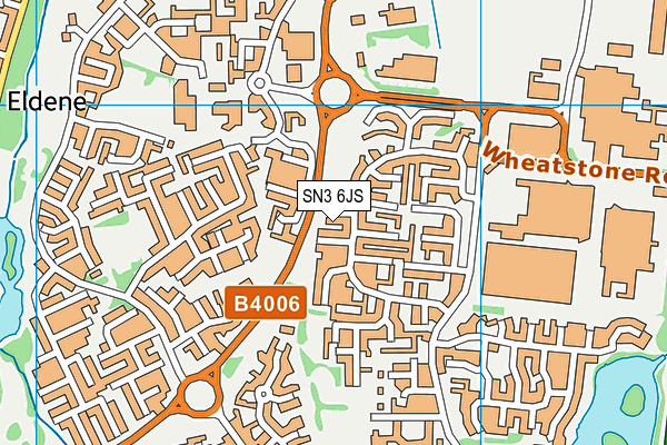 SN3 6JS map - OS VectorMap District (Ordnance Survey)