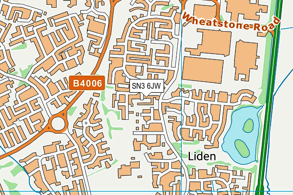 SN3 6JW map - OS VectorMap District (Ordnance Survey)