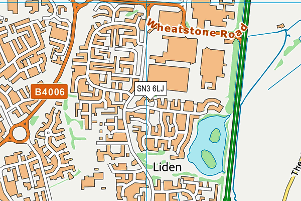 SN3 6LJ map - OS VectorMap District (Ordnance Survey)