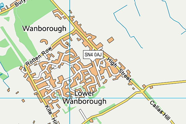 SN4 0AJ map - OS VectorMap District (Ordnance Survey)