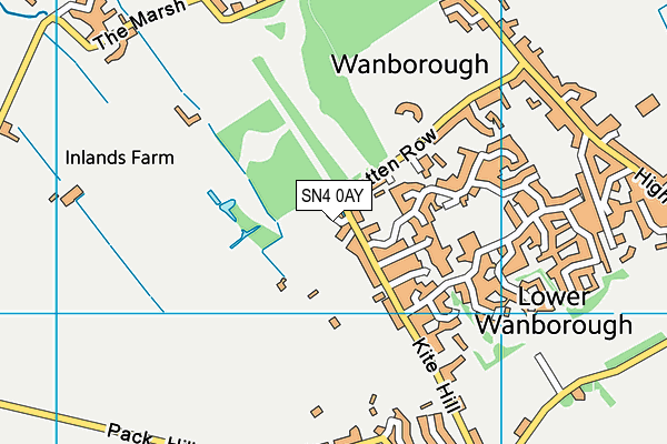 SN4 0AY map - OS VectorMap District (Ordnance Survey)