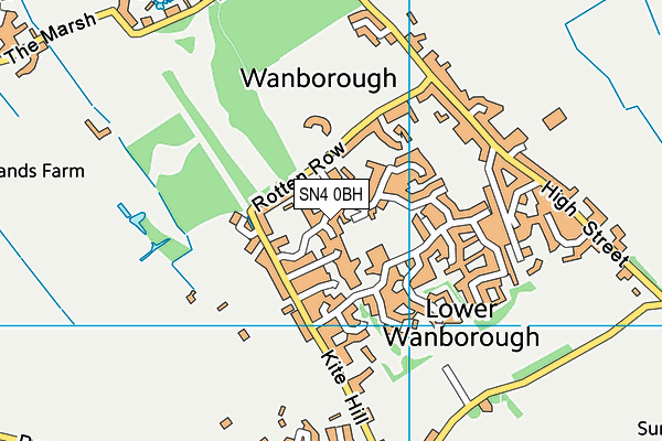SN4 0BH map - OS VectorMap District (Ordnance Survey)