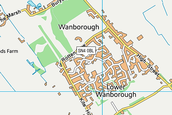 SN4 0BL map - OS VectorMap District (Ordnance Survey)