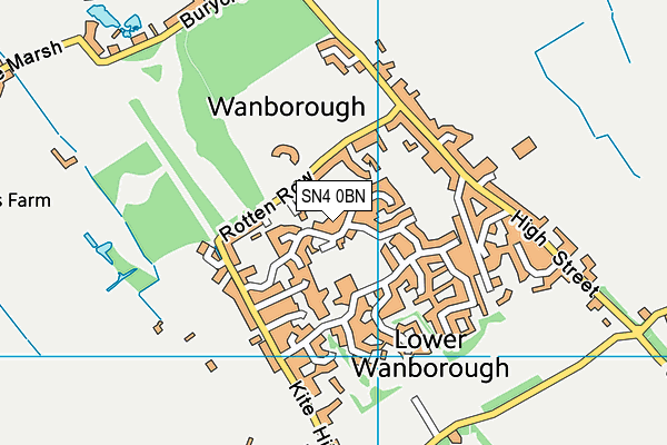 SN4 0BN map - OS VectorMap District (Ordnance Survey)