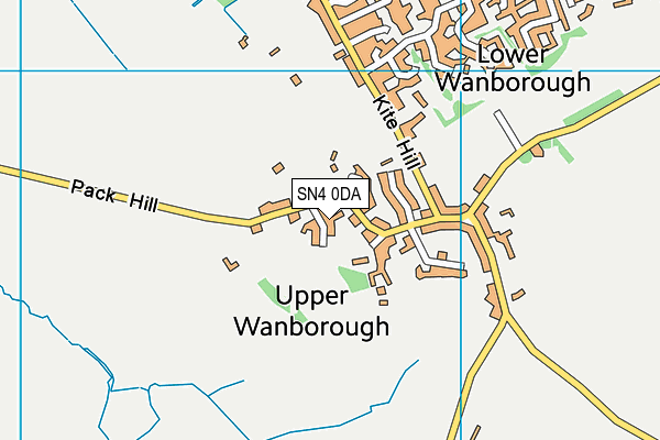 Wanborough Church Meadow map (SN4 0DA) - OS VectorMap District (Ordnance Survey)