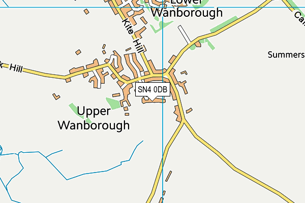 SN4 0DB map - OS VectorMap District (Ordnance Survey)