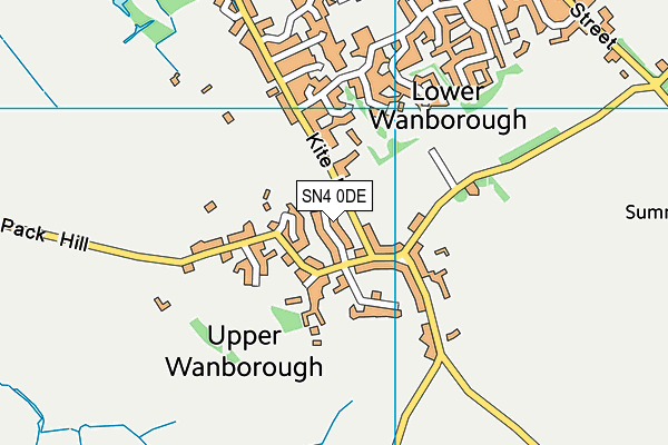 SN4 0DE map - OS VectorMap District (Ordnance Survey)