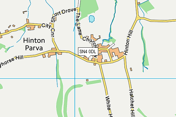 SN4 0DL map - OS VectorMap District (Ordnance Survey)