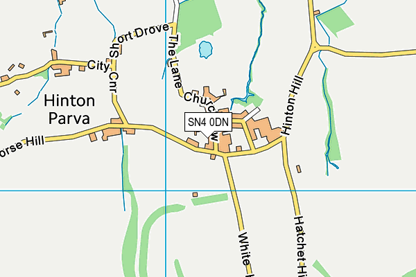 SN4 0DN map - OS VectorMap District (Ordnance Survey)