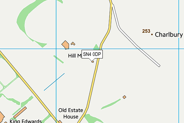 SN4 0DP map - OS VectorMap District (Ordnance Survey)