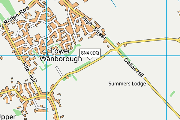 SN4 0DQ map - OS VectorMap District (Ordnance Survey)