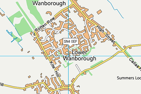 SN4 0EF map - OS VectorMap District (Ordnance Survey)