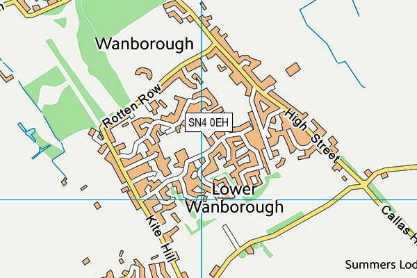 SN4 0EH map - OS VectorMap District (Ordnance Survey)