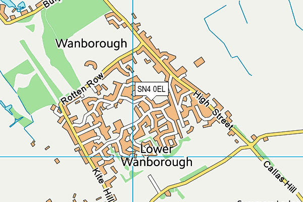 SN4 0EL map - OS VectorMap District (Ordnance Survey)