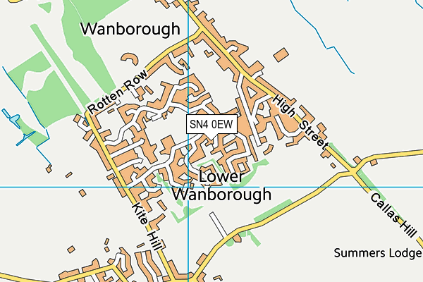 SN4 0EW map - OS VectorMap District (Ordnance Survey)