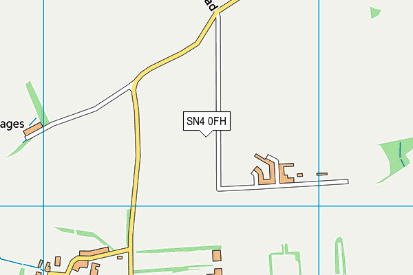 SN4 0FH map - OS VectorMap District (Ordnance Survey)