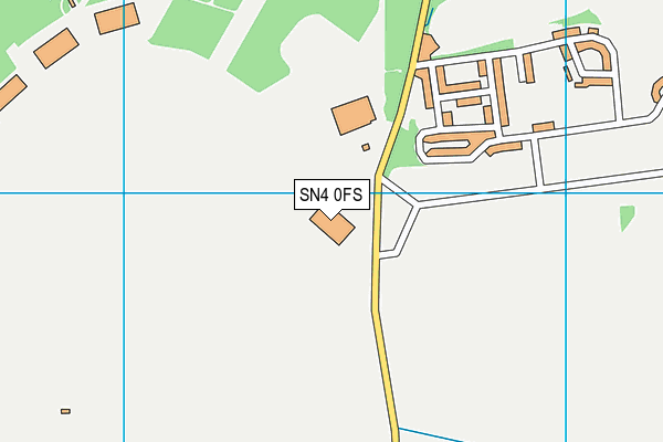 SN4 0FS map - OS VectorMap District (Ordnance Survey)