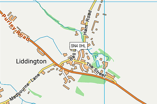 SN4 0HL map - OS VectorMap District (Ordnance Survey)
