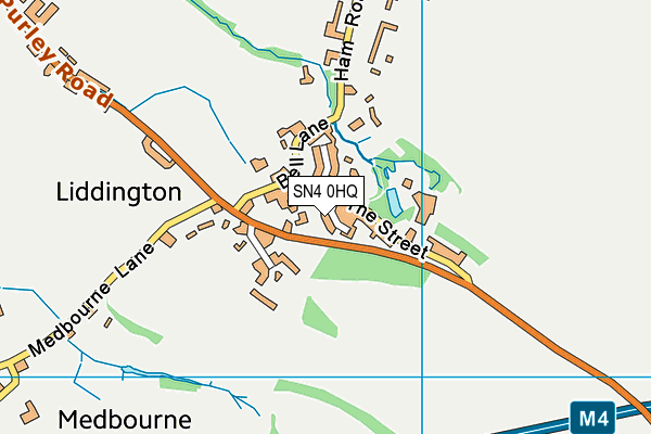 SN4 0HQ map - OS VectorMap District (Ordnance Survey)