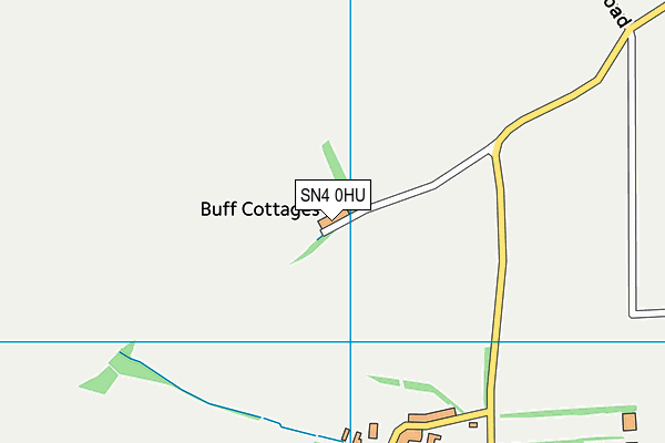 SN4 0HU map - OS VectorMap District (Ordnance Survey)
