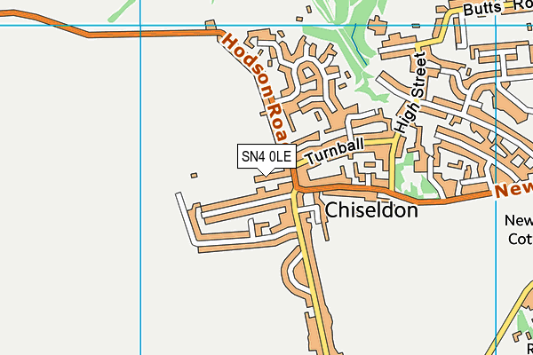 Chiseldon Recreation Ground map (SN4 0LE) - OS VectorMap District (Ordnance Survey)