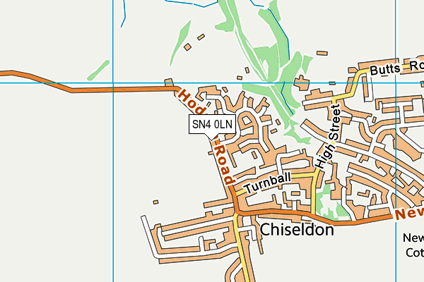 SN4 0LN map - OS VectorMap District (Ordnance Survey)